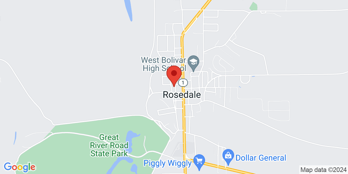 Map of Rosedale Public Library